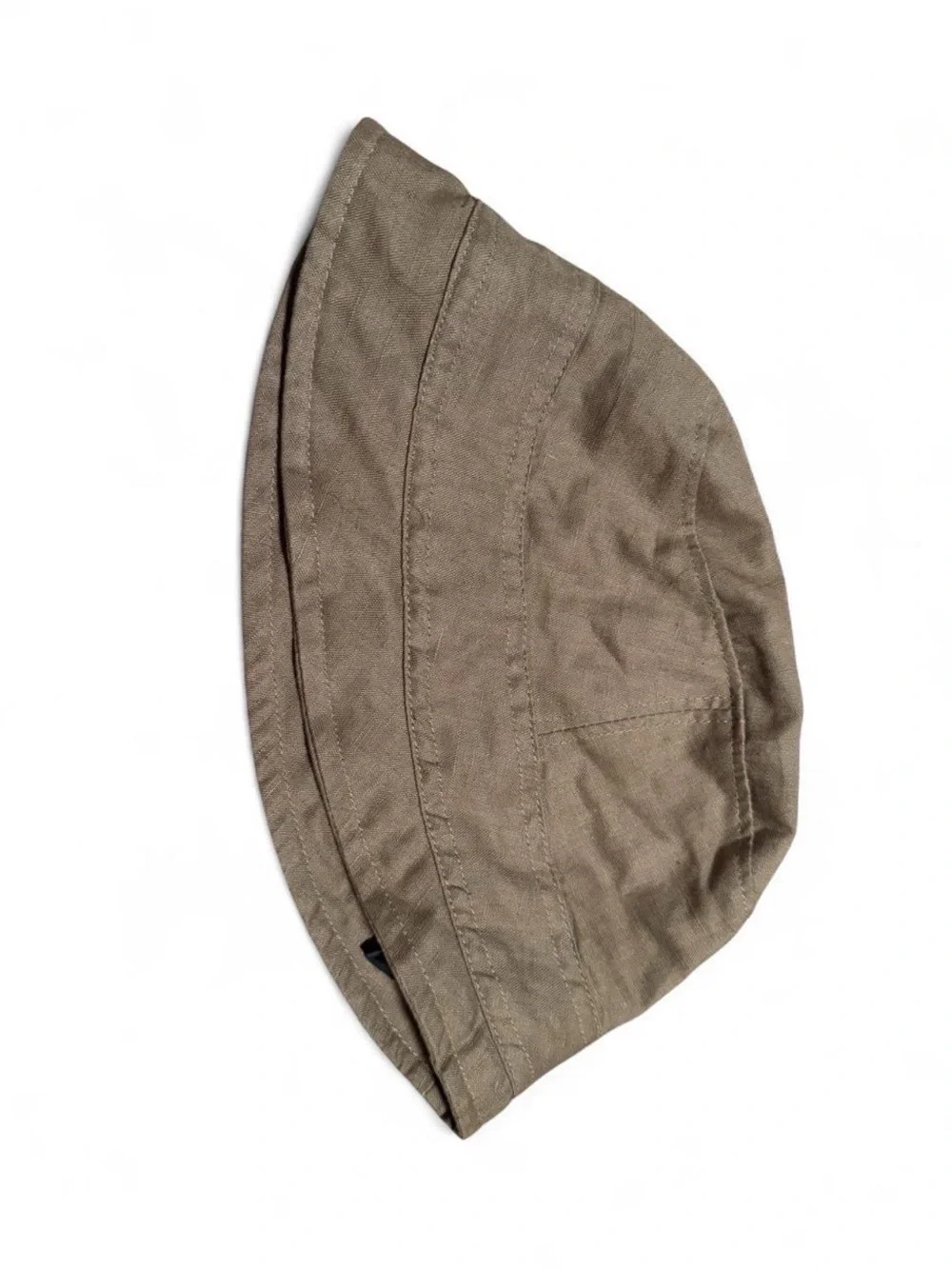 Vintage y2k August Hats Brown Cottagecore Bucket Hat with Metal Ring Accent